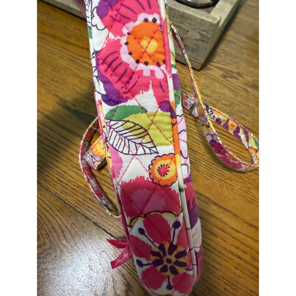 Vera Bradley Little Hipster Crossbody Bag in Clementine floral and paisley - Picture 8 of 16